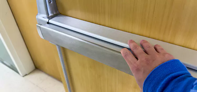 Installing a Push Bar on a Door Herndon